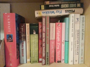 www.annedegruchy.co.uk image: a shelf of books